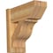 Ekena Millwork Funston Slat Rough Sawn Outlooker, Western Red Cedar, 8"W x 18"D x 18"H OUT08X18X18FST06RWR - alternate 1